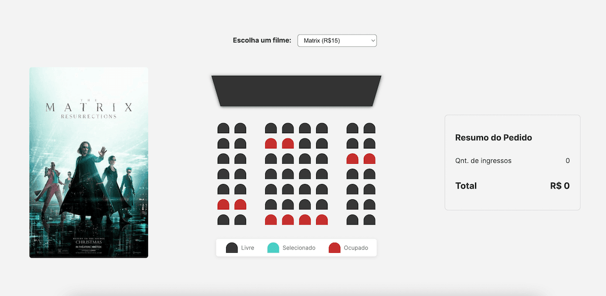 Movie seat booking